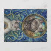 ペルシャ猫の月へ ポストカード (正面)