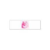 ペルシャ猫の水彩画肖像画 セルフインキングスタンプ (デザイン)