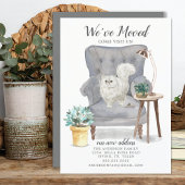 ペルシャ猫の移動告知 案内状