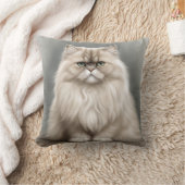 ペルシャ猫の美しいポートレート クッション (ブランケット)