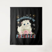 ペルシャ猫の解剖学 タペストリー (正面)