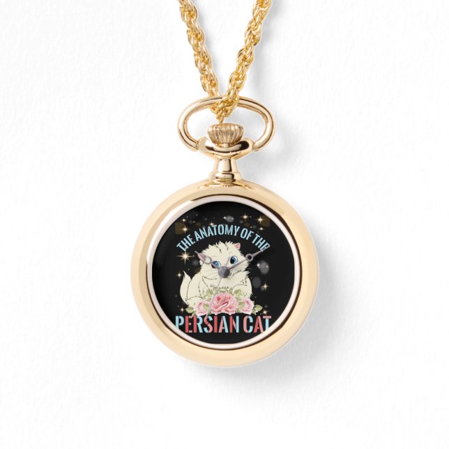 ペルシャ猫の解剖学 腕時計 (正面)