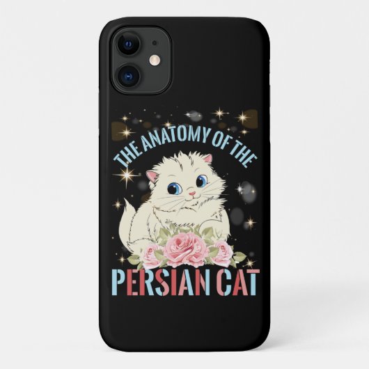 ペルシャ猫の解剖学 Case-Mate iPhoneケース (裏面)
