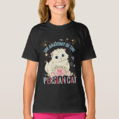 ペルシャ猫の解剖学 Tシャツ (正面)