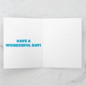 ペルシャ猫の誕生日パーティー カード (内部)