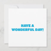 ペルシャ猫の誕生日パーティー カード (裏面)