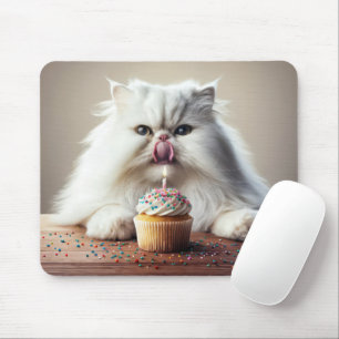 ペルシャ猫の誕生日 マウスパッド