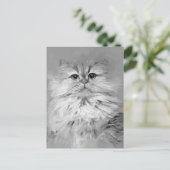 ペルシャ猫はがき25 ポストカード (スタンド正面)