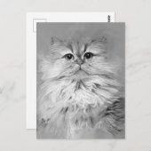 ペルシャ猫はがき25 ポストカード (正面/裏面)
