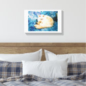 ペルシャ猫を使ったキャンバス印刷 キャンバスプリント (インサイチュ (寝室))