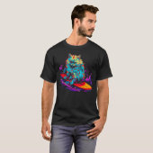 ペルシャ猫サーフィン Tシャツ (正面フル)