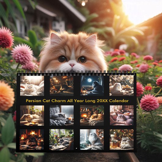 ペルシャ猫チャーム20XX カレンダー