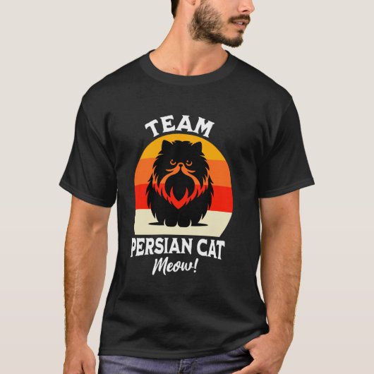 ペルシャ猫チーム ペルシャ Tシャツ (正面)