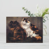 ペルシャ猫トルトイセシェル#カトゥルデイ招待状 招待状 (スタンド正面)