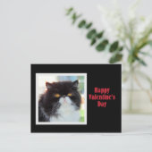 ペルシャ猫ハッピーバレンタインデー シーズンポストカード (スタンド正面)