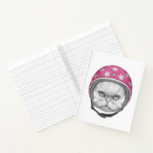 ペルシャ猫バイクライダー ノートブック (内部)