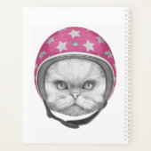 ペルシャ猫バイクライダー プランナー手帳 (裏面)