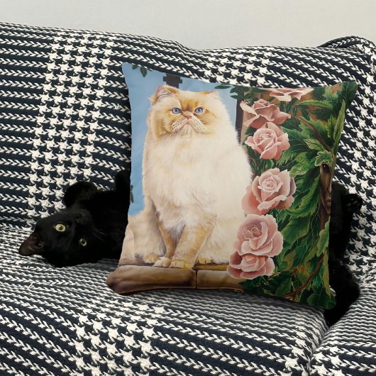 ペルシャ猫バラドライアド クッション