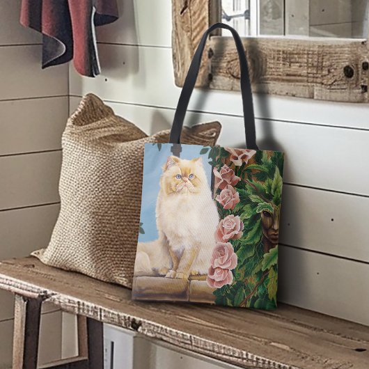 ペルシャ猫バラドライアド トートバッグ