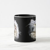 ペルシャ猫フラクタリアス顔 マグカップ (中央)