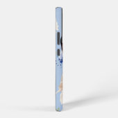 ペルシャ猫ブルーフローラ SAMSUNG GALAXYケース (右側面)