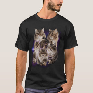 ペルシャ猫レトロヴィンテージ90sデザインおもしろいPet Ow Tシャツ