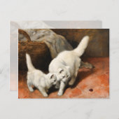 ペルシャ猫ヴィンテージ ポストカード (正面/裏面)