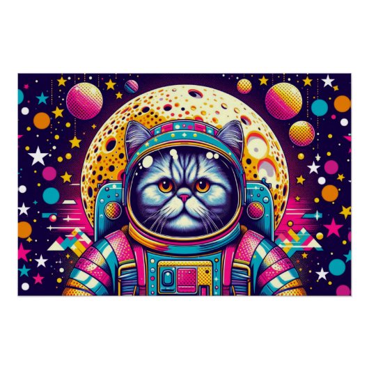 ペルシャ猫失った入り宇宙 ポスター (正面)
