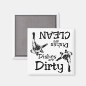 ペルシャ猫好き食洗機磁石 マグネット (正面/裏面)