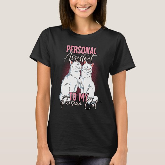 ペルシャ猫10 Tシャツ (正面)