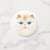 ペルシャ猫3D インスパイア コンフェッティ (スモール正面)