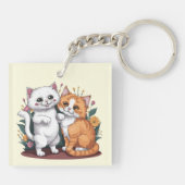 ペルシャ猫 キーホルダー (裏面)