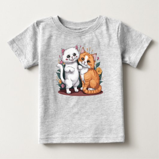 ペルシャ猫 ベビーTシャツ (正面)