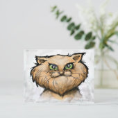 ペルシャ猫 ポストカード (スタンド正面)