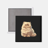 ペルシャ猫 マグネット (正面/裏面)