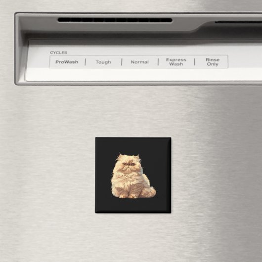 ペルシャ猫 マグネット (インサイチュ (食洗機))