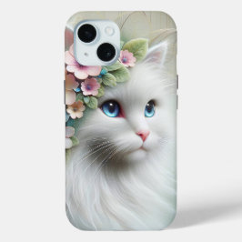 ペルシャ猫(ローレルフローラ) iPhone 15ケース