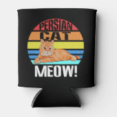 ペルシャ猫 缶クーラー (正面)