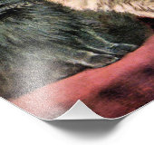 ペルシャ猫 – 青とクリーム フォトプリント            (角)