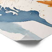 ペルシャ猫 – Cat Artプリント ポスター (角)