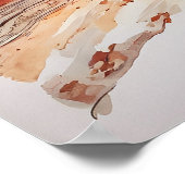 ペルシャ猫 – Cat Artプリント ポスター (角)