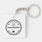 ペルシャ猫 – Grace in Every Whisker Keychain キーホルダー (裏面)