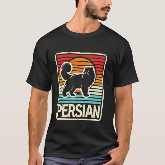 ペルシャ猫 Tシャツ (正面)
