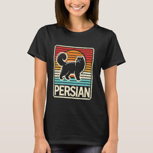 ペルシャ猫 Tシャツ (正面)