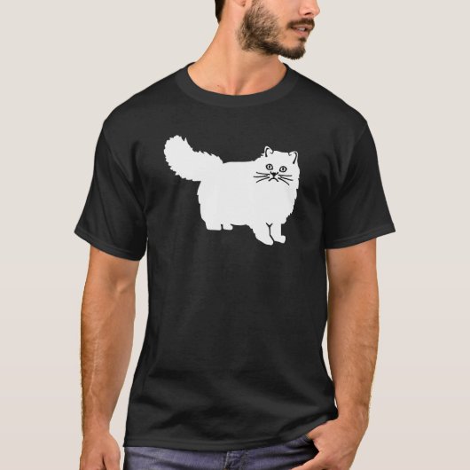 ペルシャ猫 Tシャツ (正面)