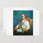 ペルシャ王モハマド・レザ・シャー・パラヴィ ポストカード (正面/裏面)