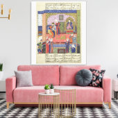 ペルシャ王宮インテリア キャンバスプリント (インサイチュ (リビング))