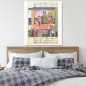 ペルシャ王宮インテリア キャンバスプリント (インサイチュ (寝室))