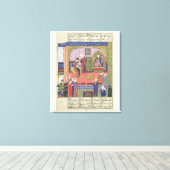 ペルシャ王宮インテリア キャンバスプリント (インサイチュ (ウッドフロア))