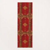 ペルシャ絨毯の一見パターン ヨガマット (裏面)